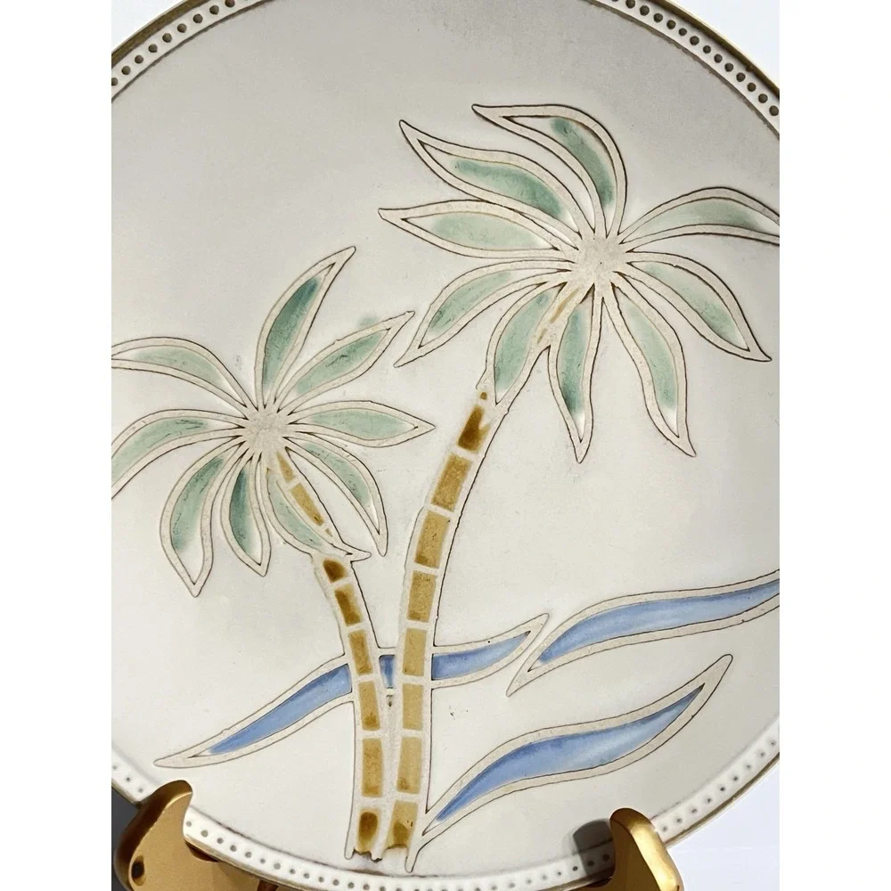 PFALTZGRAFF Palm Tree Dinner Plates 11 1/8